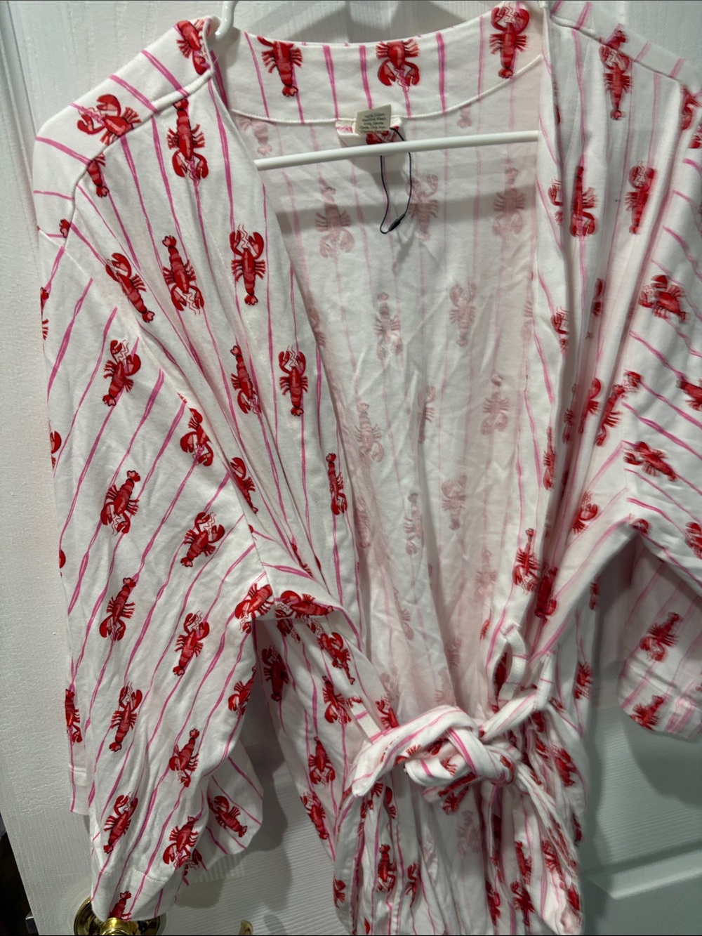 Vera Bradley lobster robe NWOT - Picture 2 of 5
